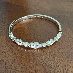 Givenchy Silver Bracelet with Crystal Details